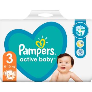 Pampers Active Baby Scutece Nr. 3, 6-10 kg , 90 bucati