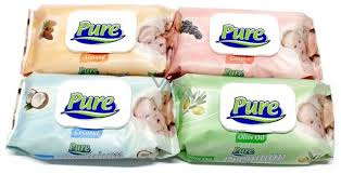 Pure Baby Premium Servetele Umede, 64 bucati