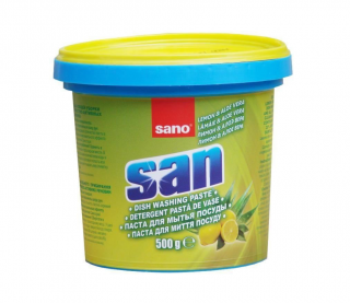 Sano San Detergent Pasta Pentru Vase, Lamaie si Aloe Vera, 500gr