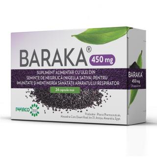 BARAKA 450 MG 24 CPS