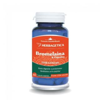 BROMELAINA  PAPAINA 60 CPS