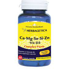 CA+MG+SE+SI+ZN ORGANICE CU D3 60 CPS