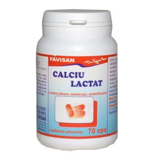 CALCIU LACTAT 70 CPS