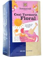 CEAI TURMERIC FLORAL CU FLORI TRANDAFIR SI SOC ECO 18 DZ SONNENTOR