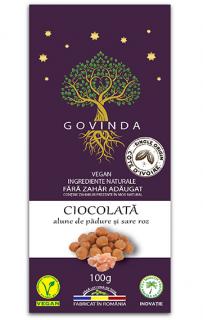CIOCOLATA ALUNE DE PADURE SI SARE ROZ 100G