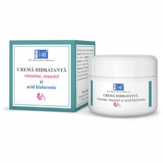 CREMA HIDRATANTA CU MUSETEL,VITAMINE SI ACID HYALURONIC 50 ML