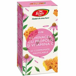 ECHINACEEA CU PROPOLIS SI VITAMINA C 63 COMPRIMATE