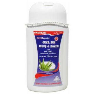 FAVIBEAUTY - GEL DE DUS  BAIE CU ALOE 300 ML