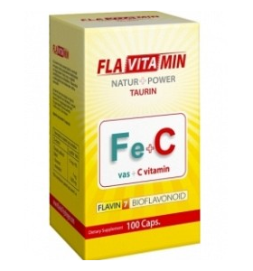FLAVITAMIN NATUR POWER TAURIN FIER SI VITAMINA C 100 CPS