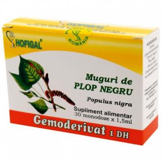 GEMODERIVAT PLOP NEGRU 30 MONODOZE