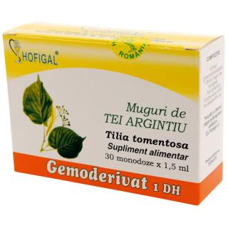 GEMODERIVAT TEI ARGINTIU 30 MONODOZE