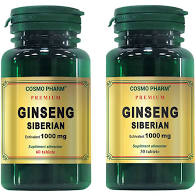 GINSENG SIBERIAN 1000MG 60CPR+30CPS GRATIS