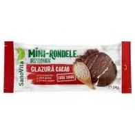 MINI RONDELE DIN OREZ CU CACAO FARA ZAHAR 24 G