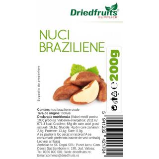 NUCI BRAZILIENE CRUDE 200 G