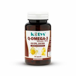 OMEGA 3 ULEI DE PESTE 1000MG 60 CPS kotys