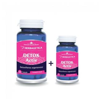 PACHET DETOX ACTIV 60+10CPS