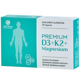 PREMIUM D3+K2+MAGNESIUM 30CPS