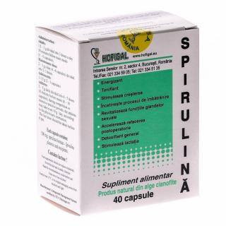 SPIRULINA 500 MG 40 CPS