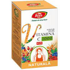 VITAMINA C 1000 NATURALA SOLUBILA 10 PLICURI