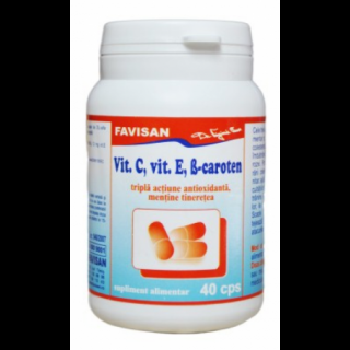 VITAMINA C, E, B-CAROTEN 40CPS