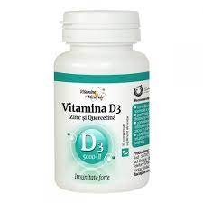 VITAMINA D3 CU ZINC SI QUERCITINA 30 CPS