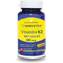 VITAMINA K2 NATURALA 120 MCG 30 CPS