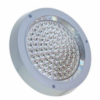 Plafoniera aplicata LED Ecoplanet, rotunda D265mm, 12W, 960LM, lumina calda 3000k, sticla transparenta, alb