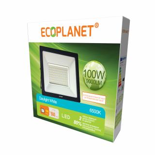 Proiector LED Ecoplanet, Slim Tablet SMD, 100W (500W), 9000LM, IP65, 175-265V, lumina rece 6500k