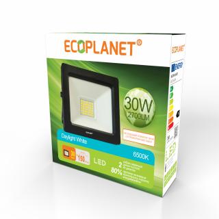 Proiector LED Ecoplanet, Slim Tablet SMD, 30W (200W), 2700LM, 220V, lumina rece 6500k, IP65
