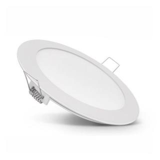 Spot LED, Ecoplanet, 12W, 1080LM, lumina neutra 4000k, incastrabil, rotund, alb