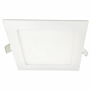 Spot LED, Ecoplanet, 12W, 1080LM, lumina rece 6500k, incastrabil, patrat, alb