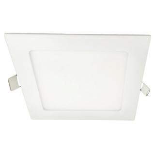 Spot LED incastrat, Ecoplanet, 24W, 2160LM, F, lumina calda 3000K, patrat 280x280x19mm, sticla mata