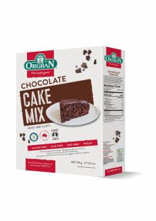 Amestec tort cu ciocolata fara gluten Orgran - 375 g.