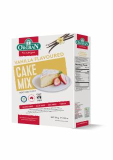 Amestec tort cu vanilie fara gluten Orgran - 375 g.