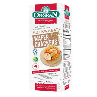 Crackers din hrisca fara gluten Orgran x 100g