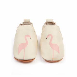 Rio Flamingo Cream Leather