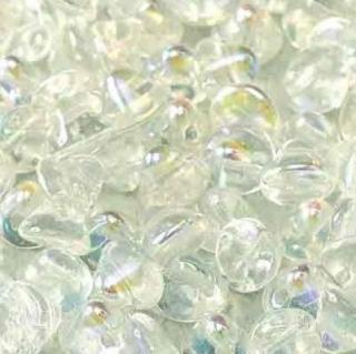 Margele cehesti Button 4 mm Crystal AB