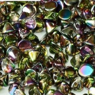 Margele cehesti Button 4 mm Crystal Margintic Orchid