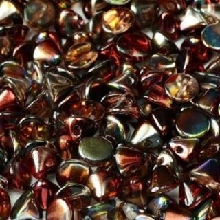 Margele cehesti Button 4 mm Crystal Margintic Wine