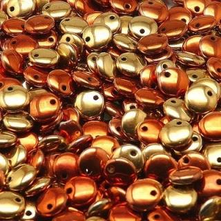 Margele cehesti Lentil 6 mm California Gold Rush