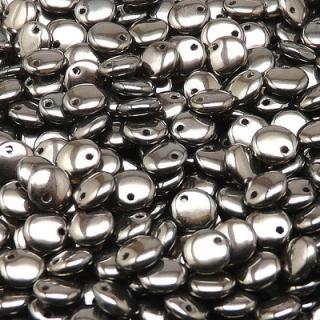 Margele cehesti Lentil 6 mm Full Chrome