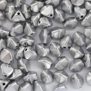 Margele cehesti Pinch 7 mm Aluminium silver