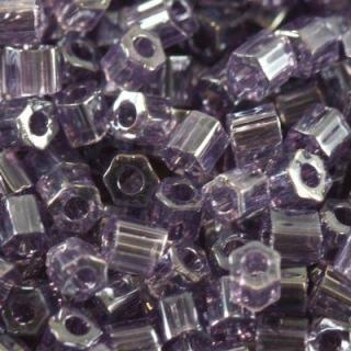 Margele Toho Hex 2,2 mm transparent  lustered sugar plum TH 11 136