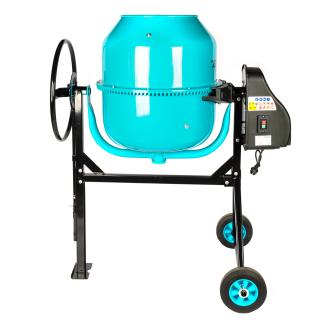 Betoniera Detoolz 200L, 1200W, cu roti si coroana de fonta
