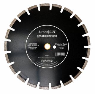 Disc diamantat Stager URBAN CUT 350x3.2x10x25.4-P pentru beton asfalt