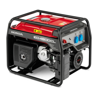 Generator de curent HONDA EG4500CL GWT1, 4500W, monofazat, motor benzina Honda GX390