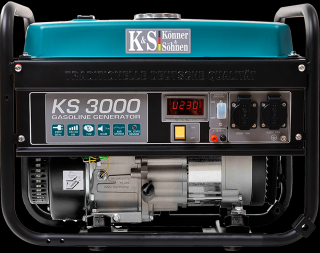 Generator de curent pe benzina Konner  Sohnen KS 3000, 3.0 kW, benzina, 7.0 CP, monofazat, AVR, bobinaj cupru