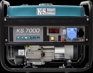 Generator de curent pe benzina Konner  Sohnen KS 7000, 5.5 kW, benzina, 13 CP, monofazat, AVR, bobinaj cupru