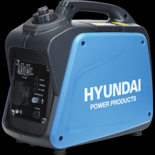 Generator de curent tip inverter Hyundai HY1200XS, 1.2 kw, monofazat, benzina, pornire la sfoara, mod ECO