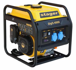 Generator digital invertor Stager DigiS 4000i 5160004000I open-frame 4kW, monofazat, benzina, bobinaj cupru, mod eco